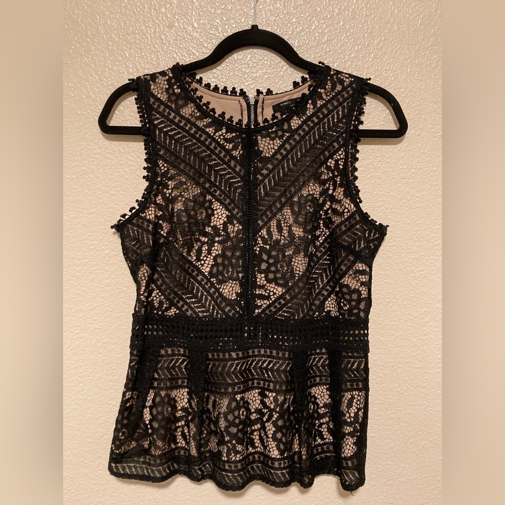 ROMEO & JULIET - Lace Peplums Blouse - Classy Blouse
